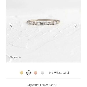 14k White Gold Diamond Ring